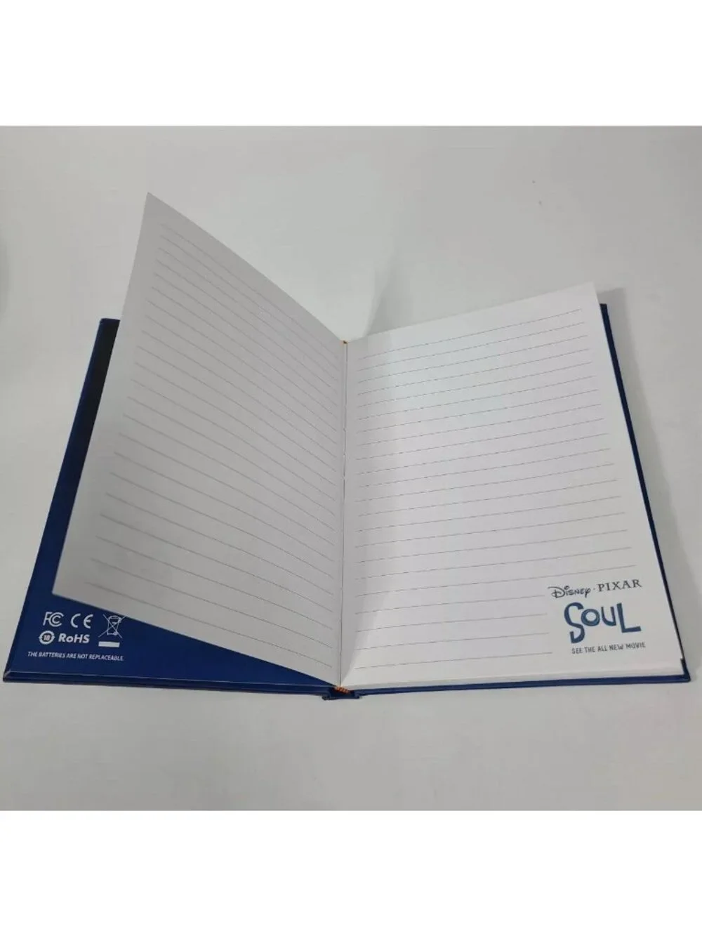 New 2020 Disney Pixar Soul Light Up Magic Lined Blue Notebook Diary Rare HTF